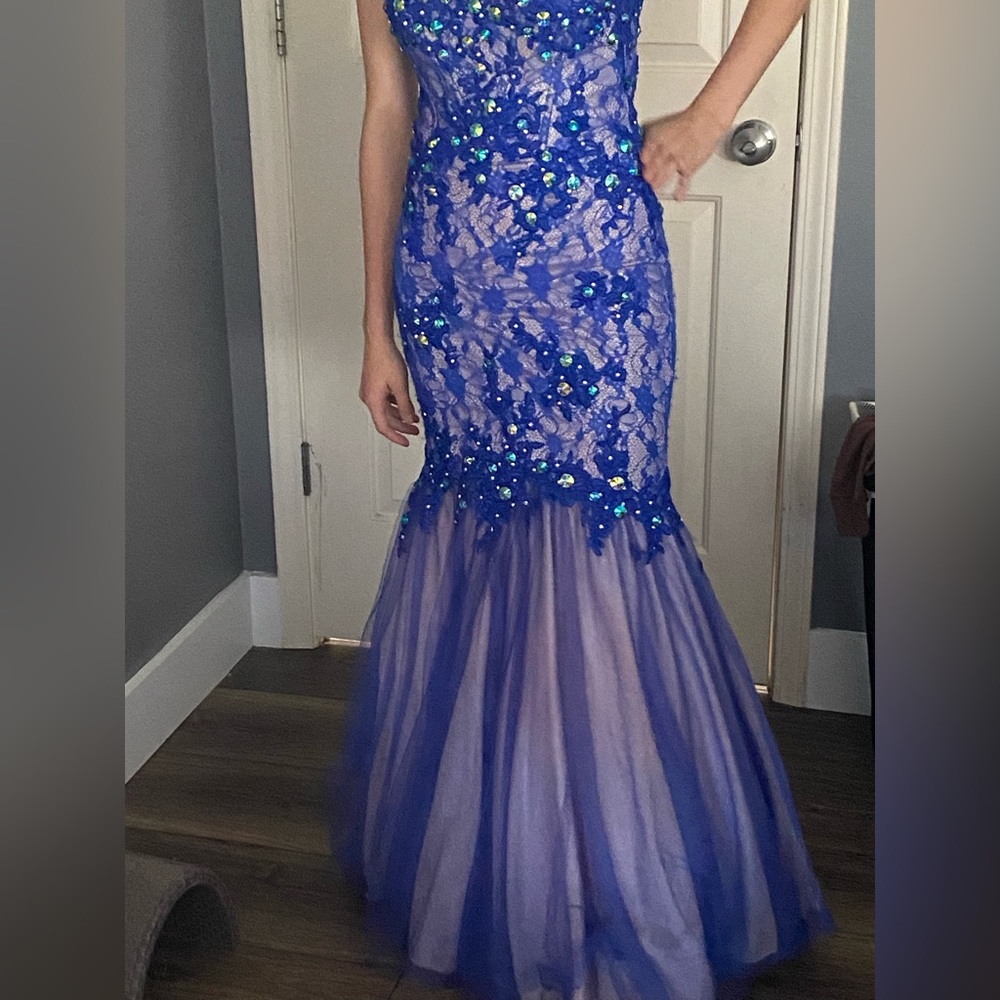 Blue Mori Lee Gown